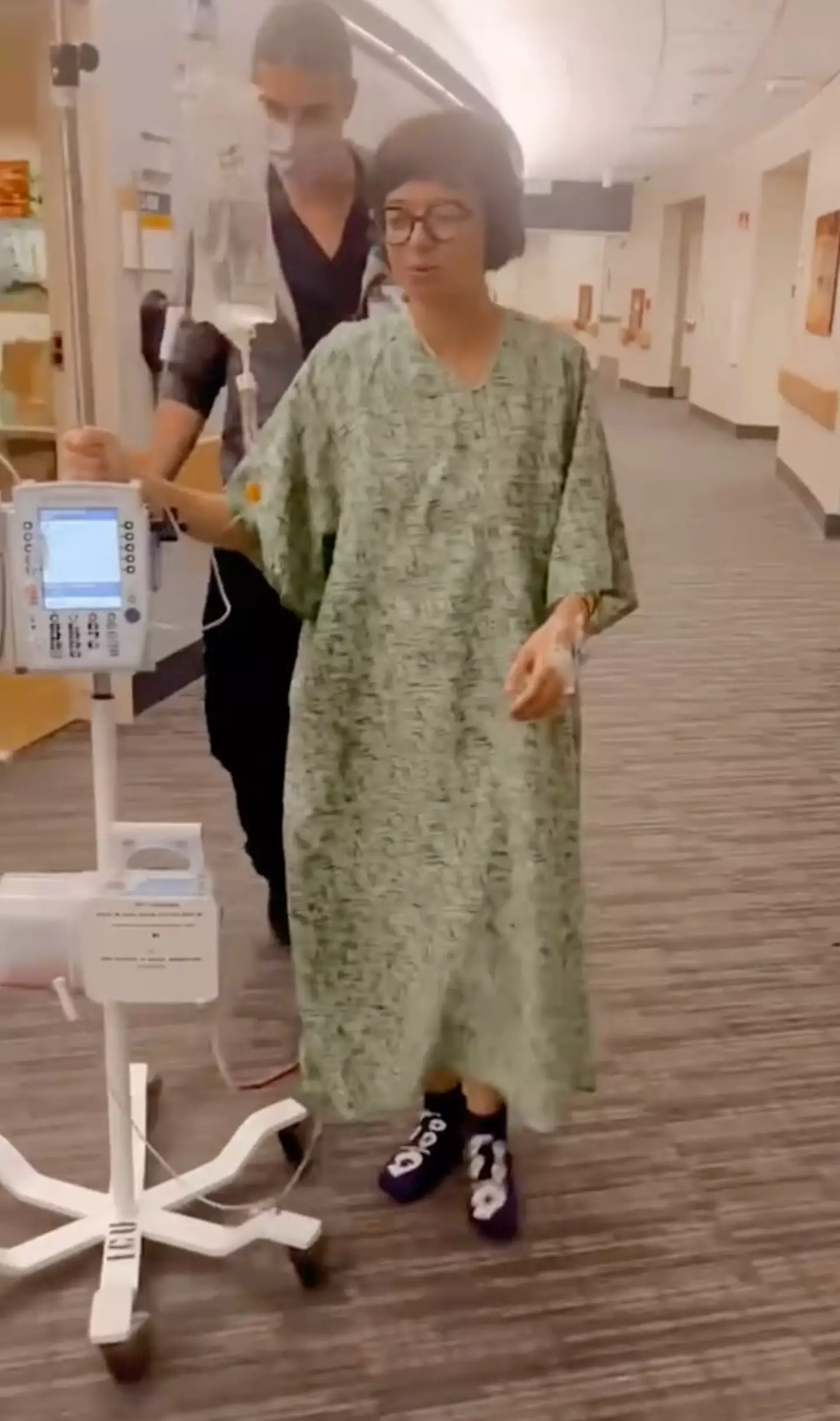 She reassured fans it had been ‘caught early’.