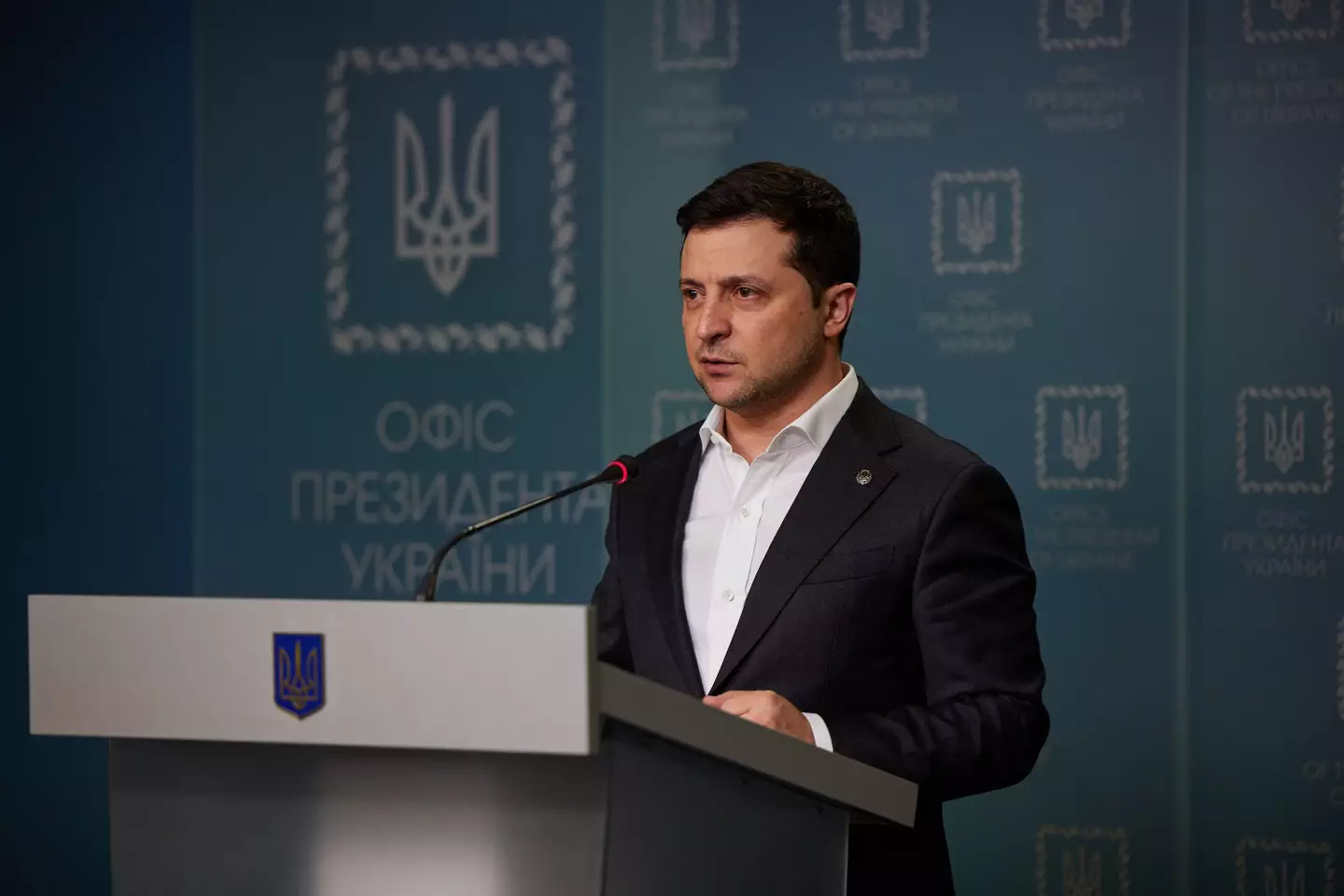 President Zelenskyy remains in Kyiv.