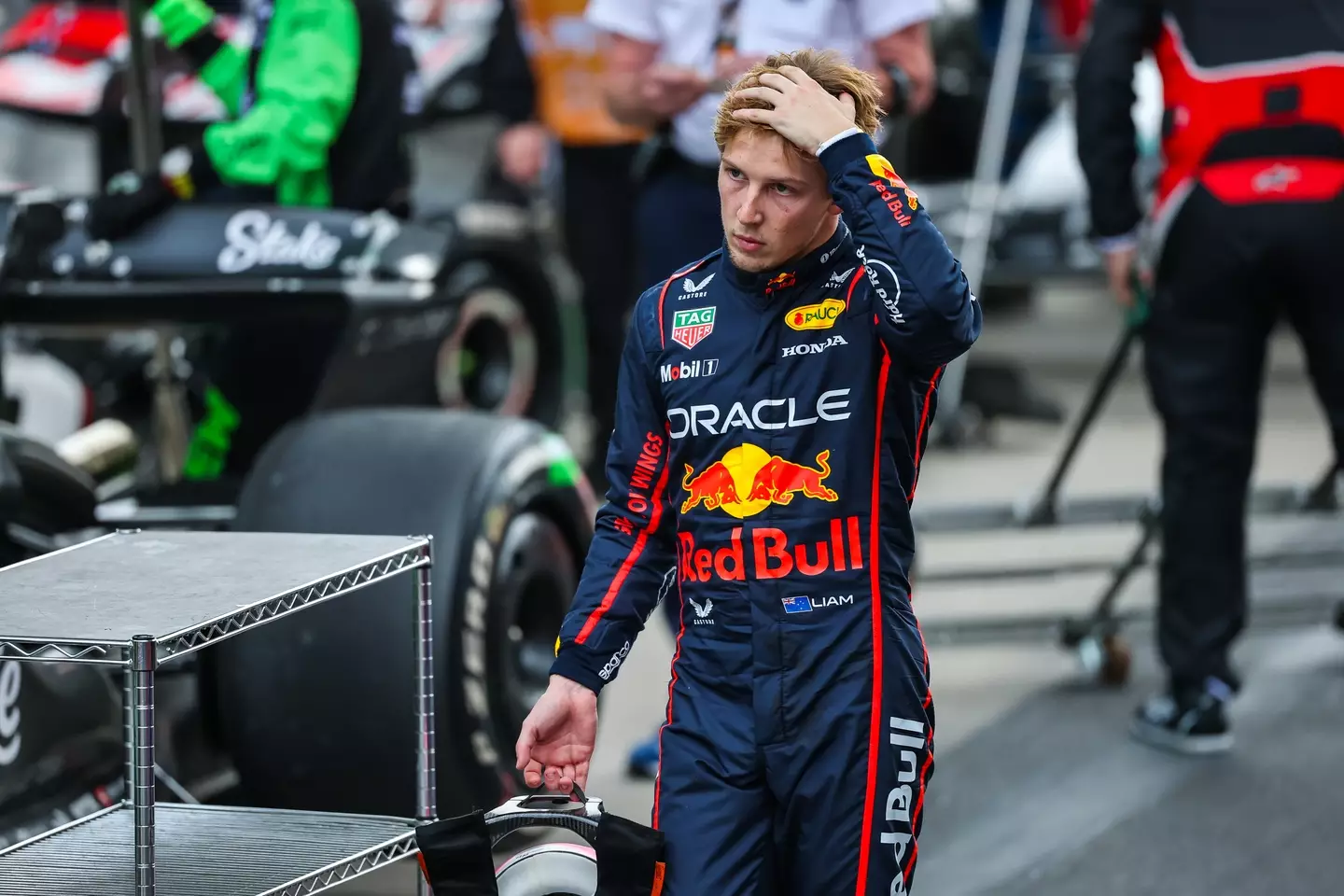 Liam Lawson had a disappointing weekend in China (Kym Illman/Getty Images)