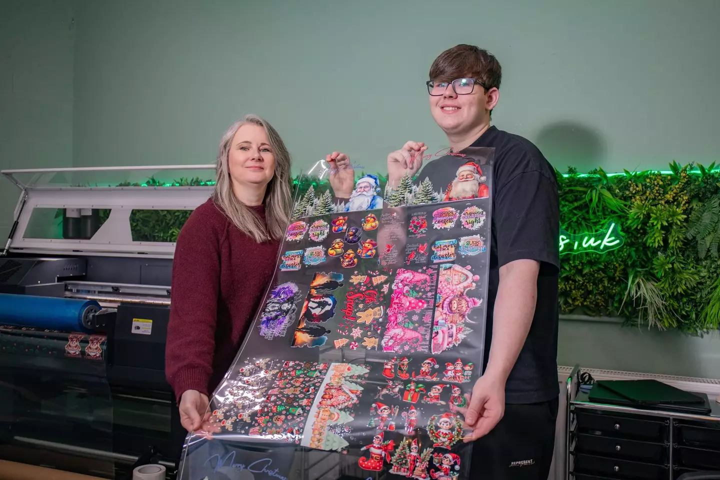 The teenager has turned an afterschool hobby into a business (SWNS)