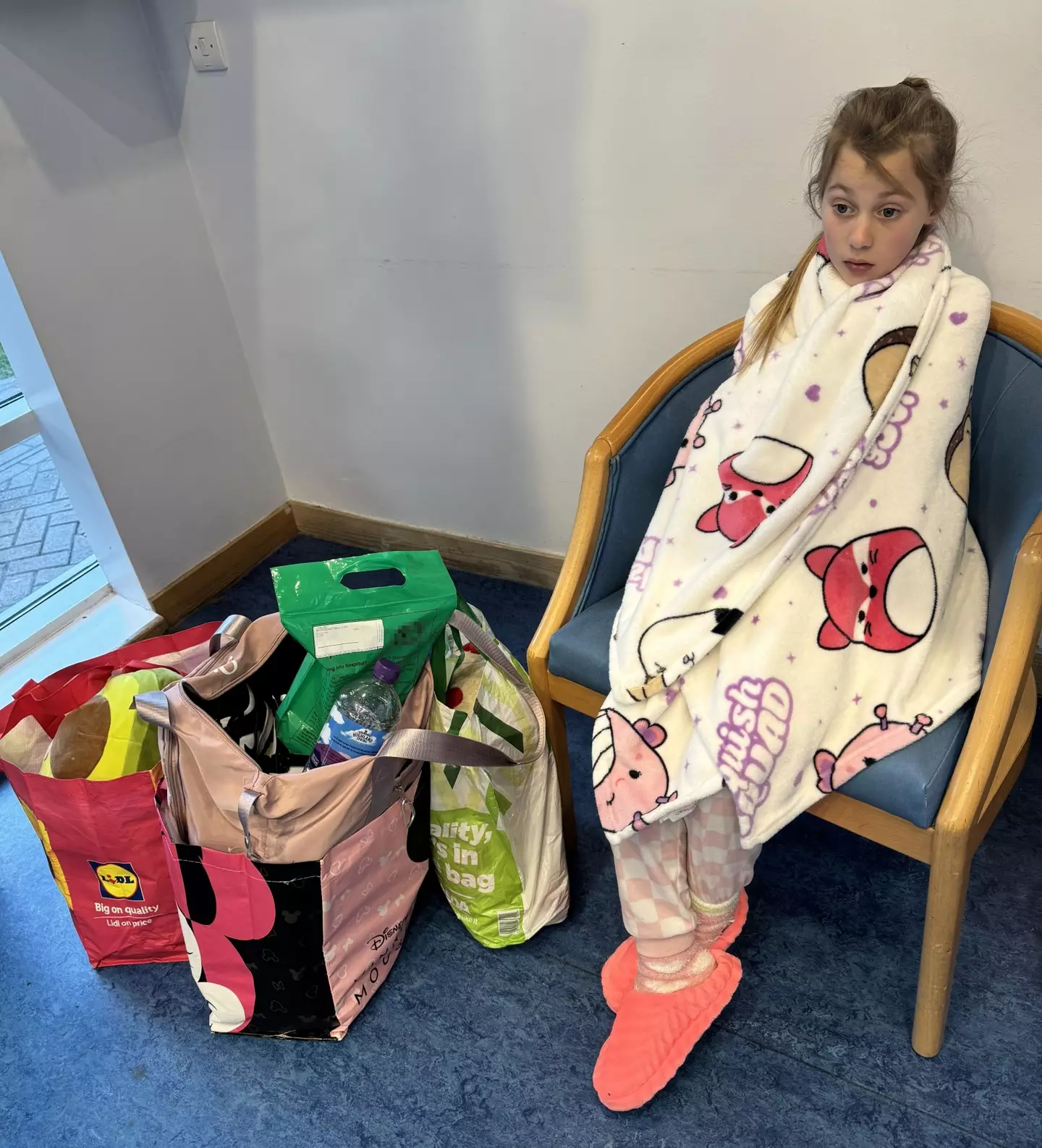 Mia-Rose spent three days in hospital. (Kennedy News and Media)