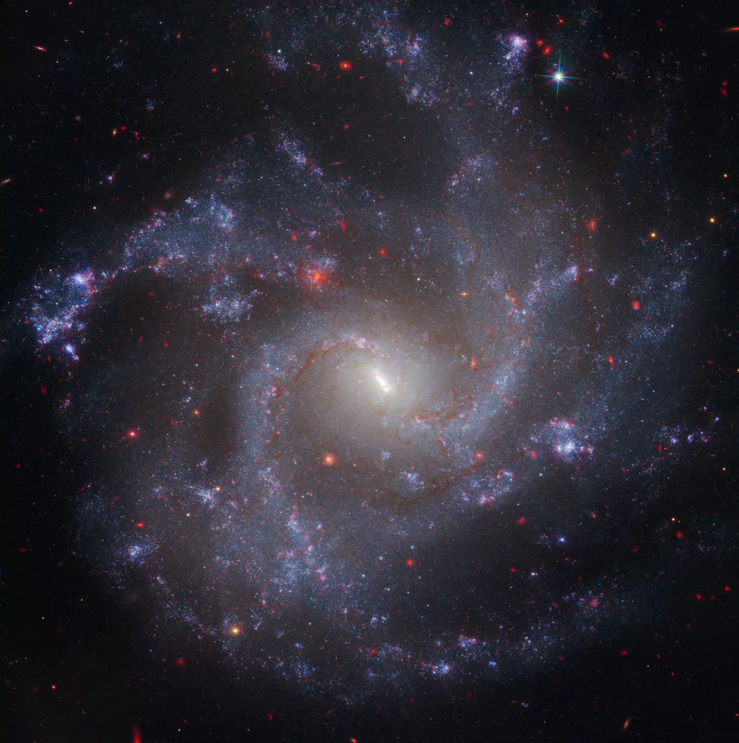 One of the images from the telescope.
