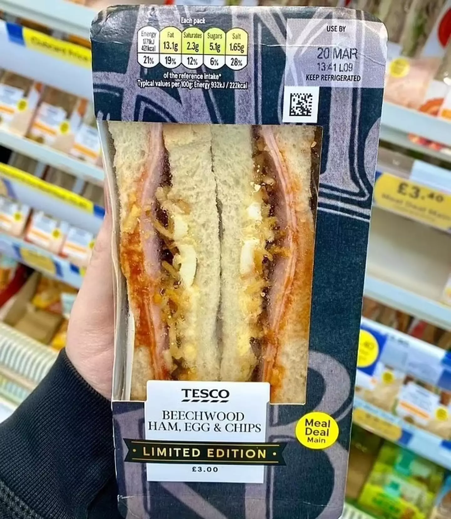 Tesco has launched a new sandwich based on an 'old classic' and shoppers are 'on a mission' to give it a try.