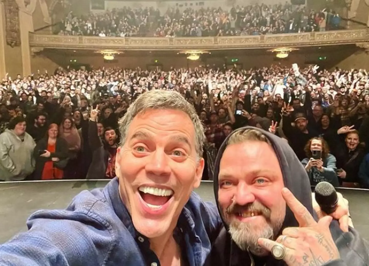 Steve-O has taken Bam Margera on some of his tour dates.