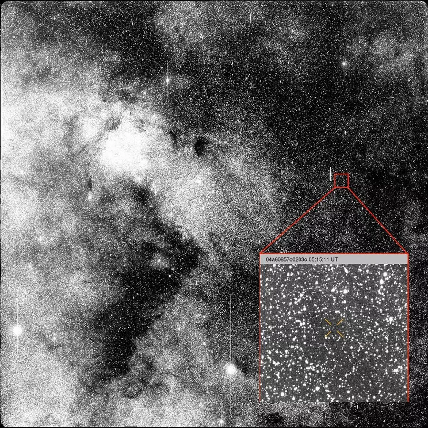 Emily says the interstellar object is an alien spacecraft. (ATLAS/University of Hawaii/NASA)