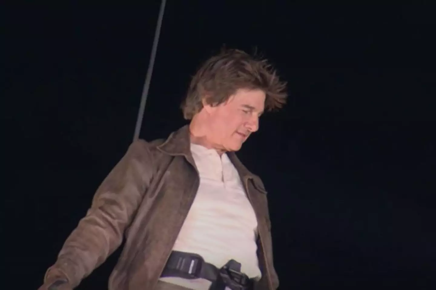 Tom Cruise loves to do his own stunts. (BBC)