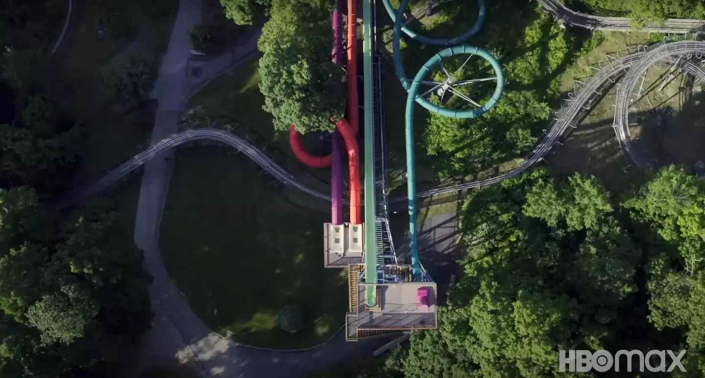 One of the slides at Action Park. (YouTube/Max)