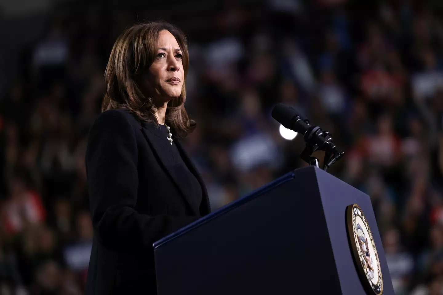 The Vice President addressed her supporters on Wednesday evening (Michael M. Santiago/Getty Images)