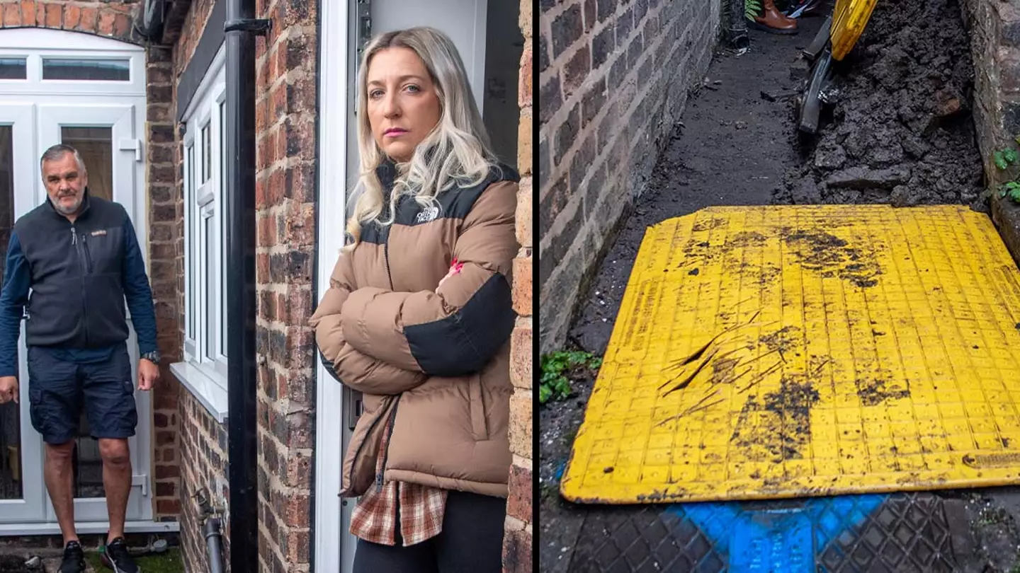 Dad Furious As Human Poo Washes Up In Daughter’s Garden