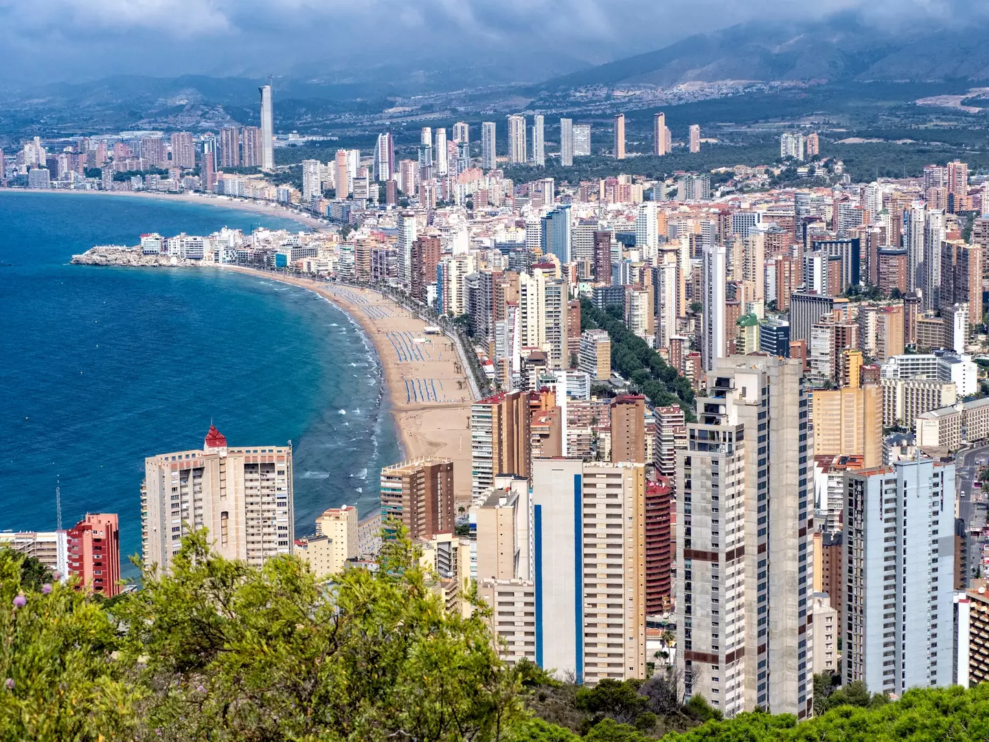 Benidorm from high up (Getty Stock Images)