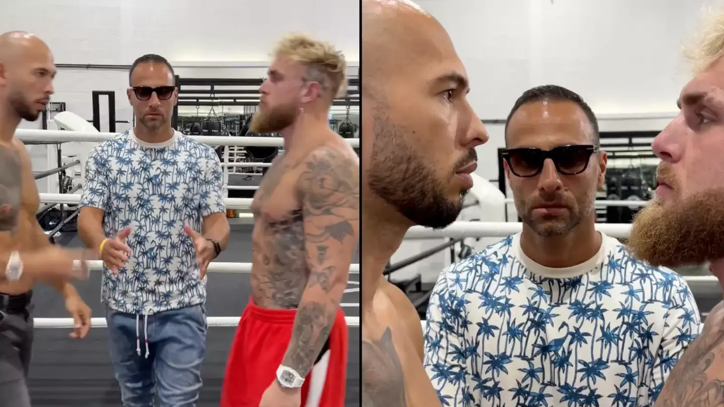Jake Paul and Andrew Tate have finally met face-to-face
