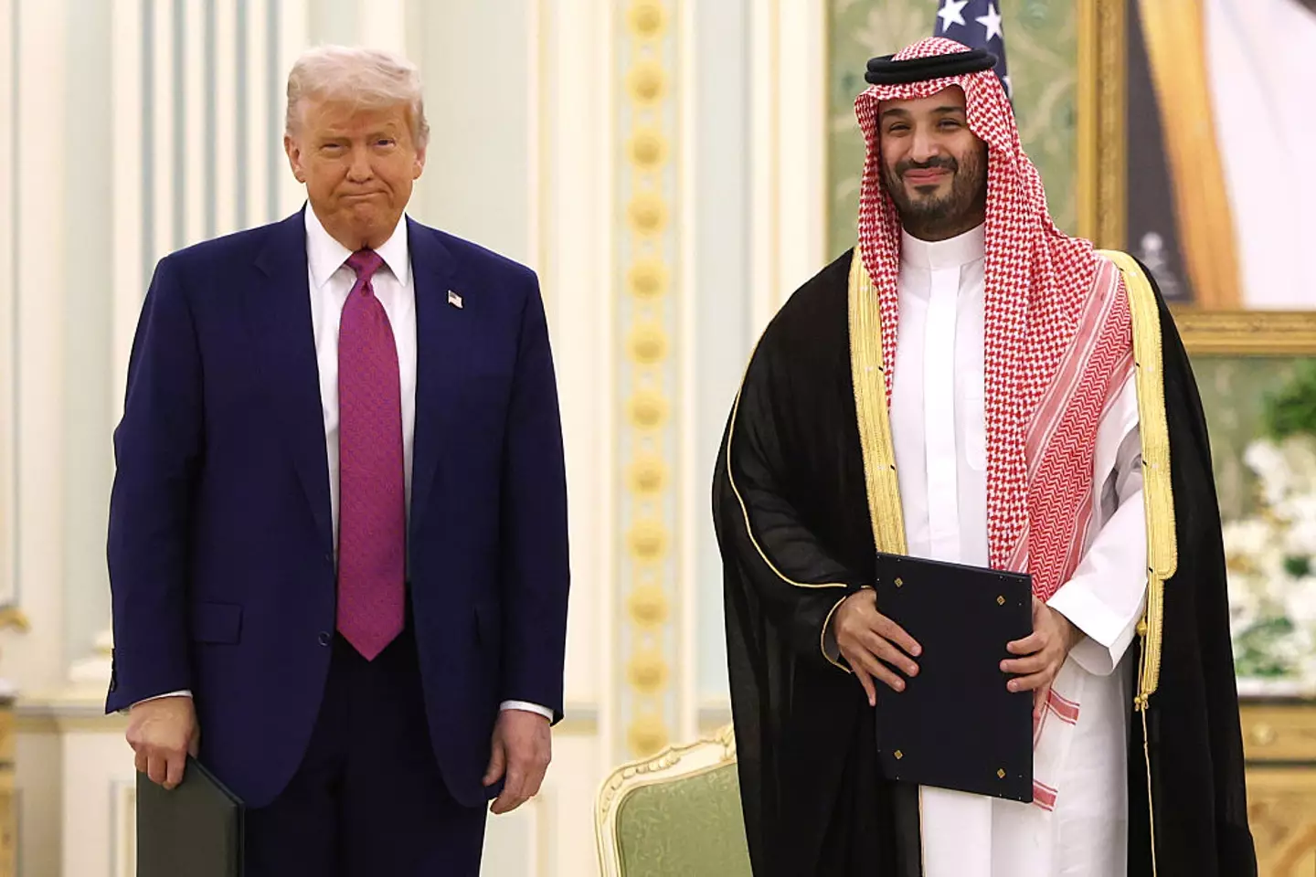 Donald Trump with Mohammed bin Salman (Win McNamee/Getty Images)