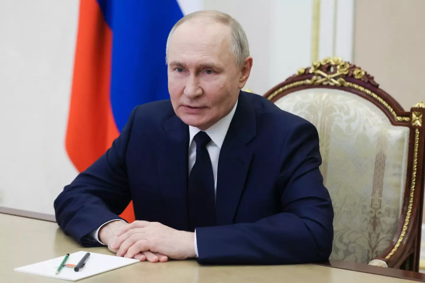 Donald Trump has threatened Vladimir Putin with sanctions (MIKHAIL METZEL/POOL/AFP via Getty Images)