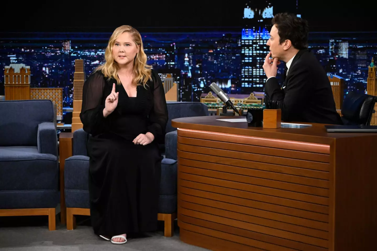 Fans expressed concern over Amy Schumer's appearance during her recent appearance on The Tonight Show Starring Jimmy Fallon.