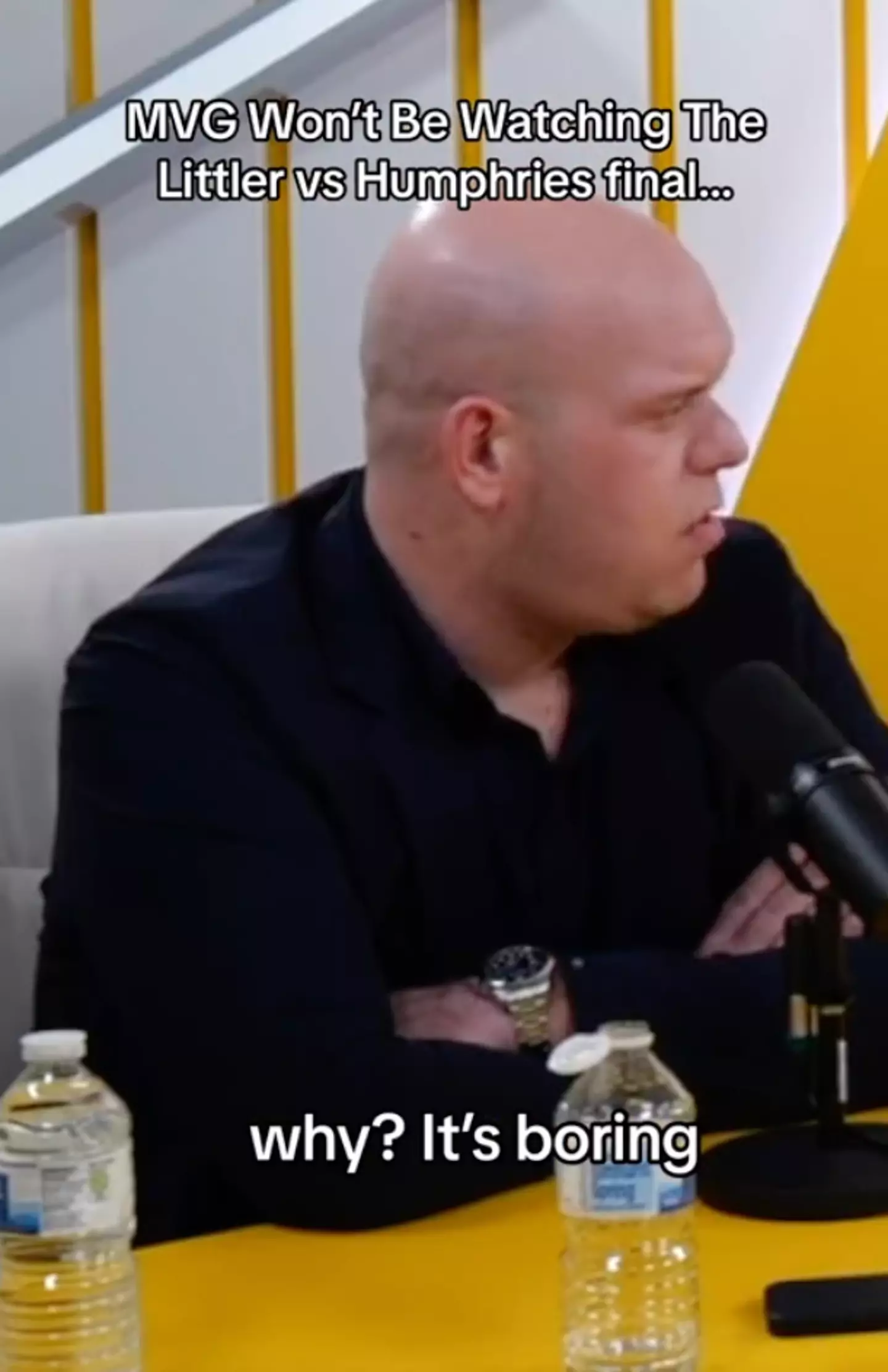 The former champion called it 'boring'.