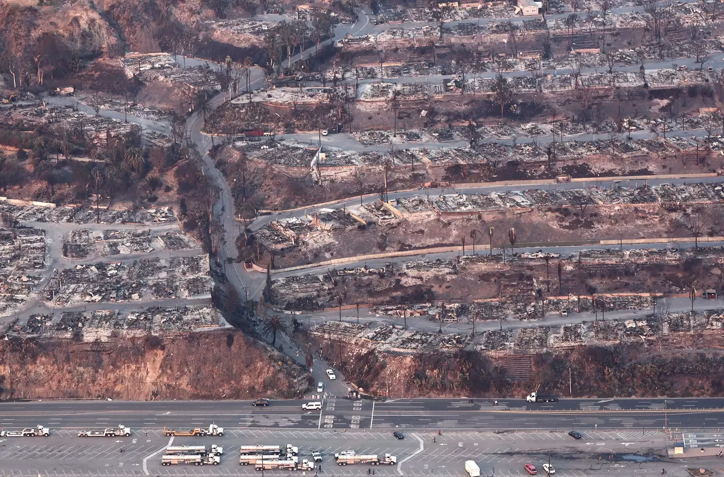 Thousands of homes have been destroyed this week (Mario Tama/Getty Images)