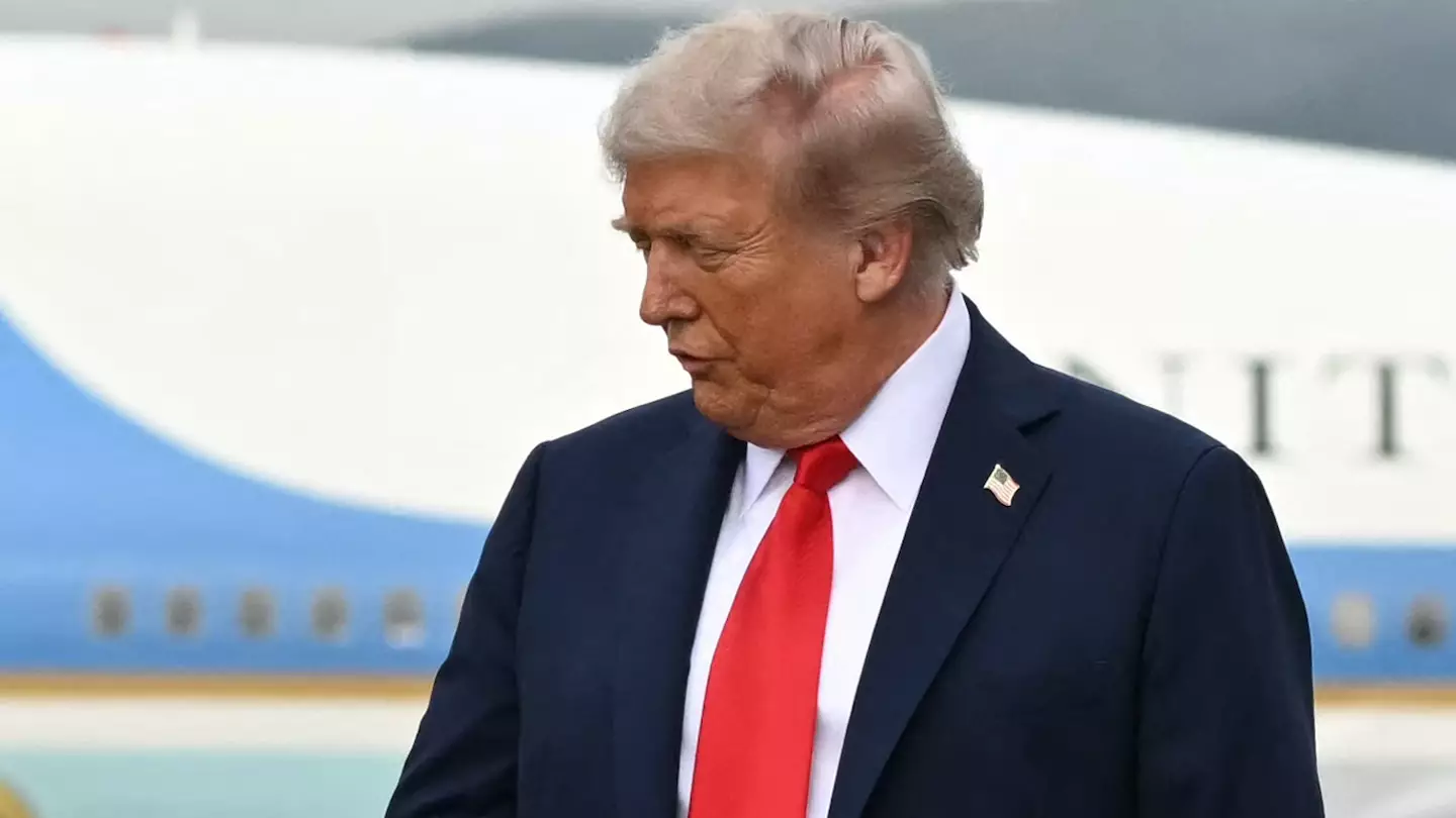 Donald Trump's hands go viral as large blotches of 'foundation' appear leaving people concerned