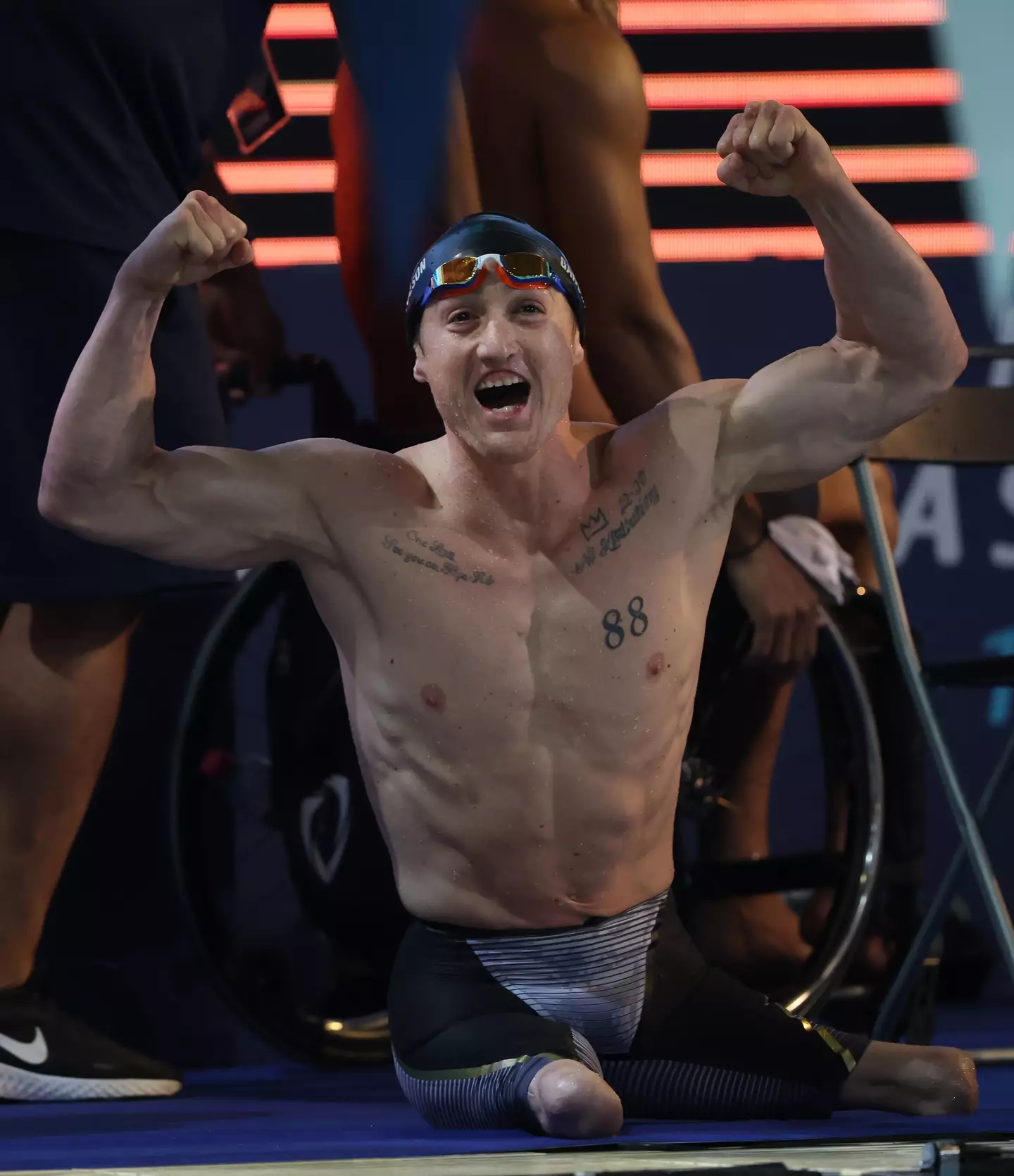 Swimmer Rudy Garcia-Tolson doesn't agree with the rule. (Ian MacNicol/Getty Images)