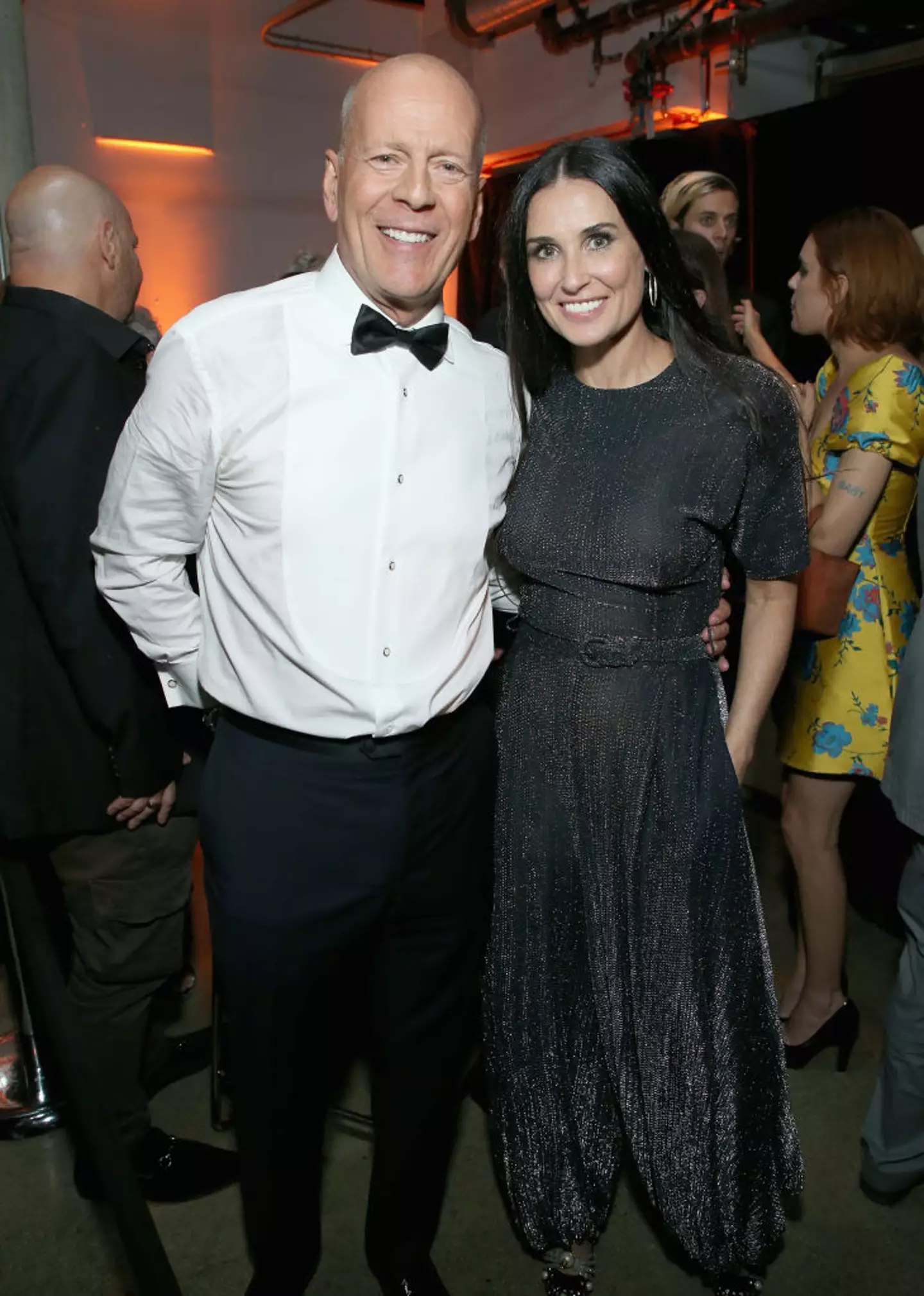 Bruce Willis and Demi Moore together in 2018 (Getty Images For Comedy Central)