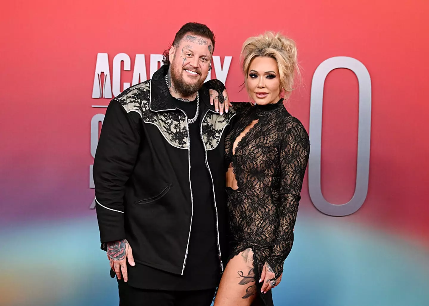 Jelly Roll and his wife Bunnie, the rapper said losing weight had really improved their sex life (Gilbert Flores/Penske Media via Getty Images)