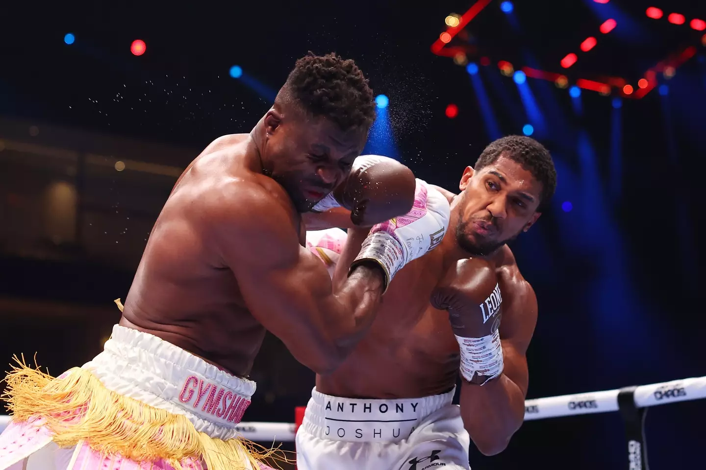 Joshua handily defeated Francis Ngannou last month.