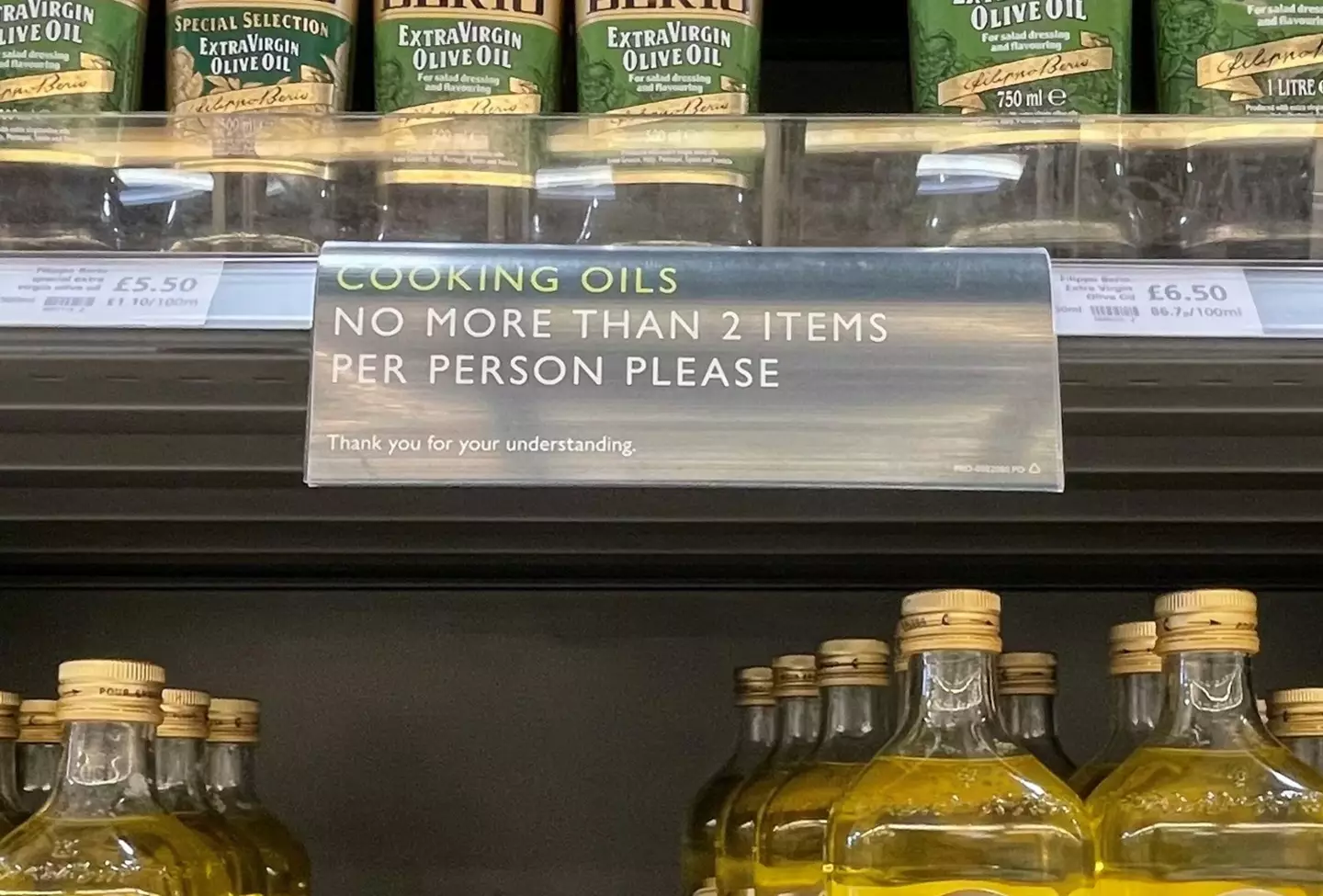 Grocery expert Ged Futter has warned sunflower oil could run out in 'a couple of months'.