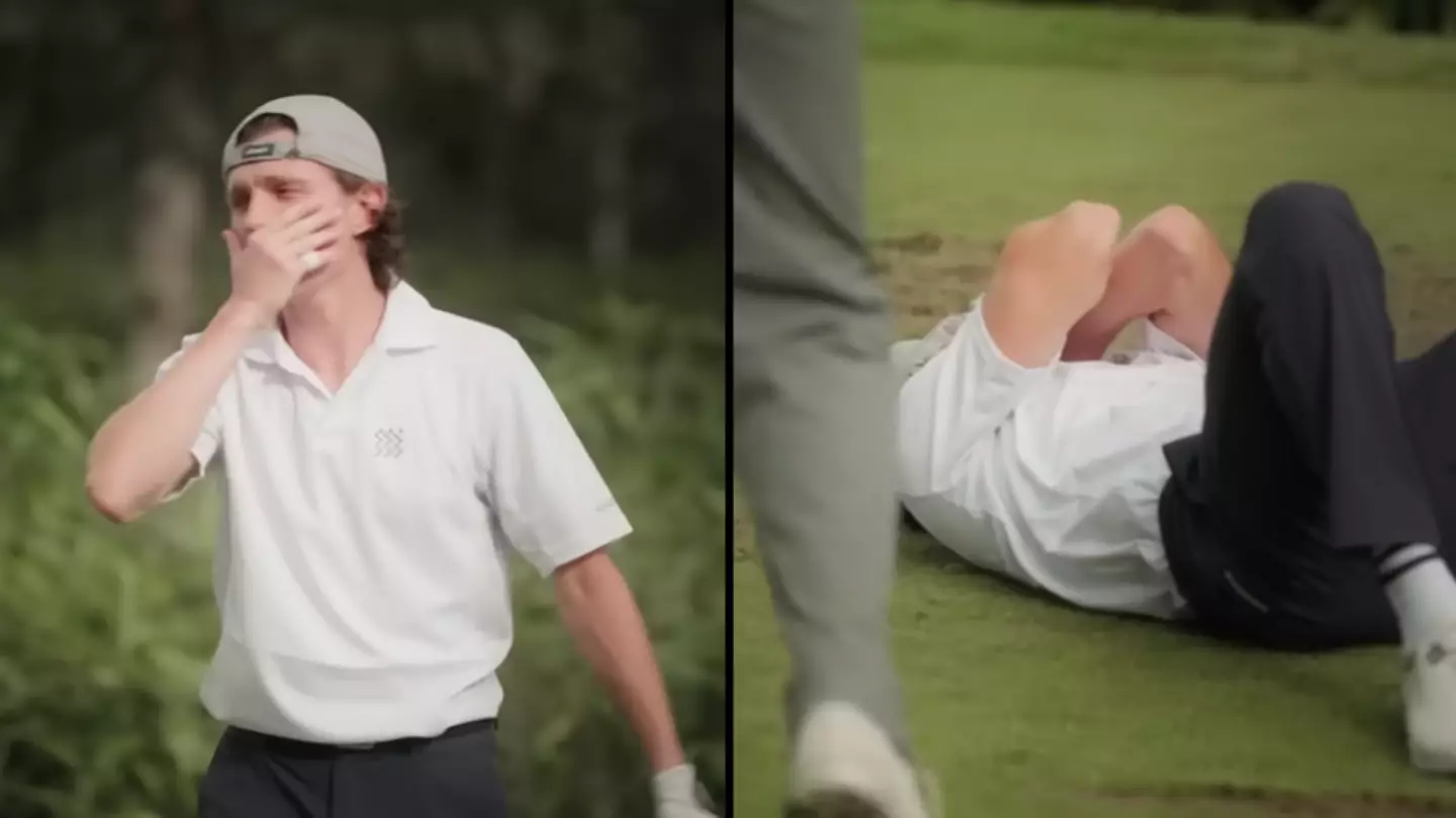 Tom Holland devastated after narrowly missing a hole-in-one