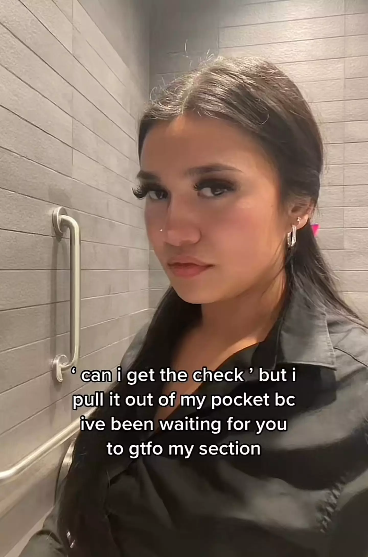 TikTok user tasyriah in her viral video.