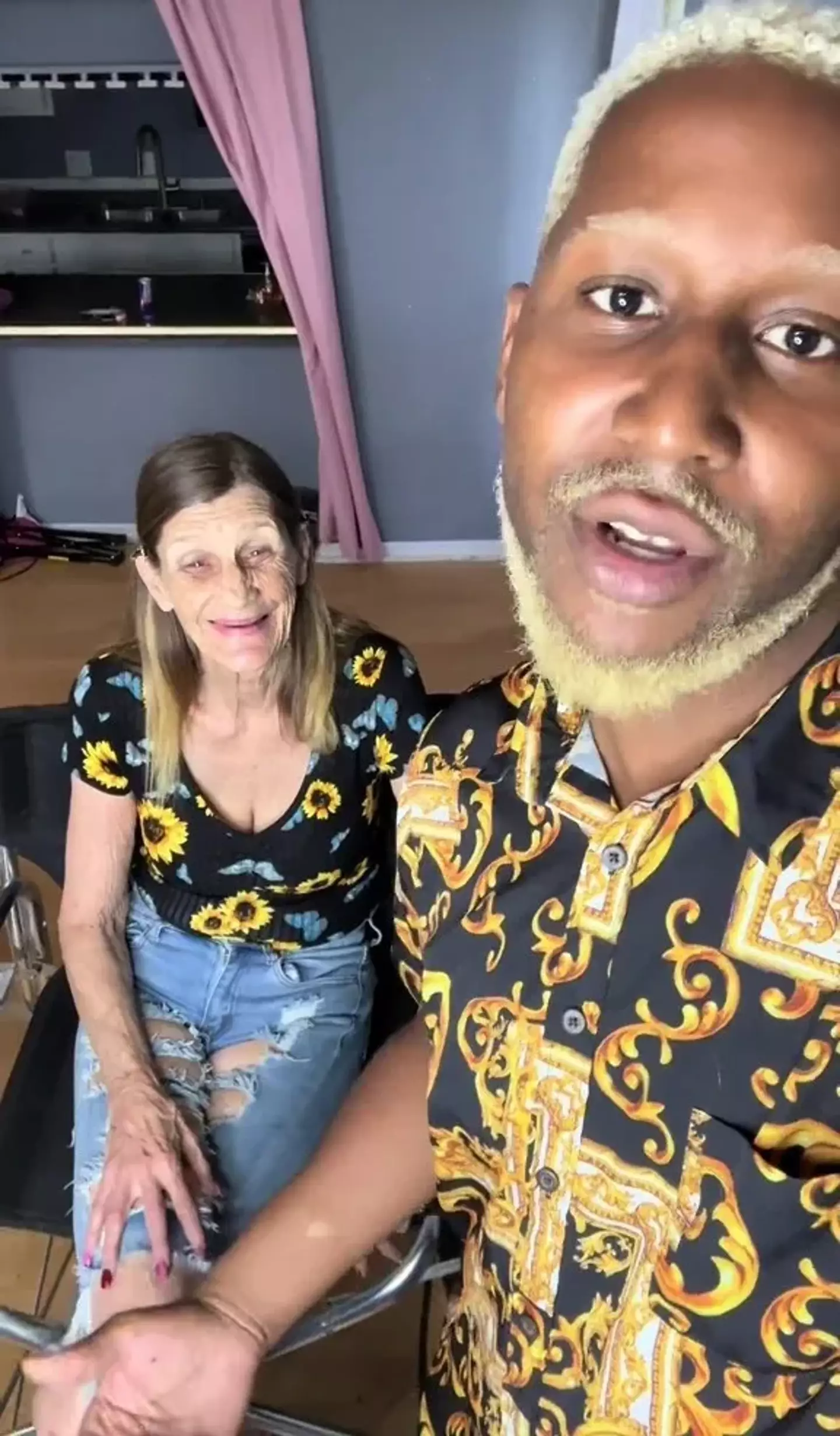 Quran McCain hit out at trolls who spread rumours that his wife was dead. (TikTok/@kingqurannewpage)