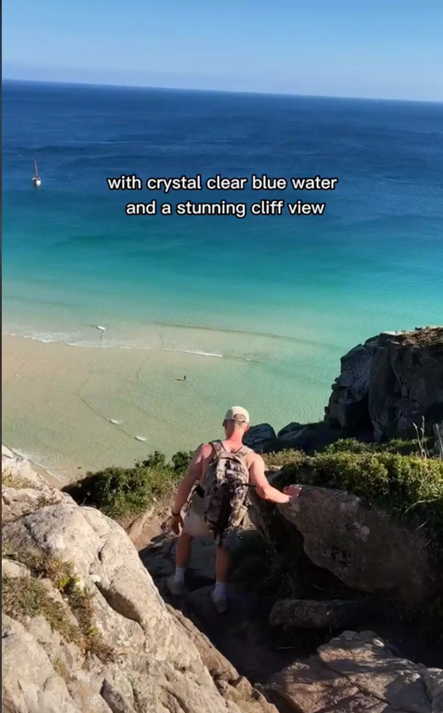 Lovely blue seas, golden sands - what more do you want?