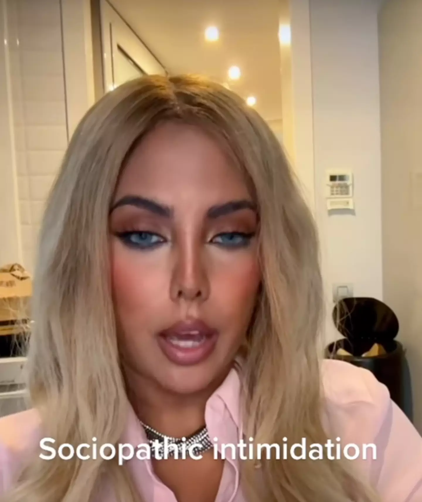 A diagnosed sociopath has broken down how she intimidates people.