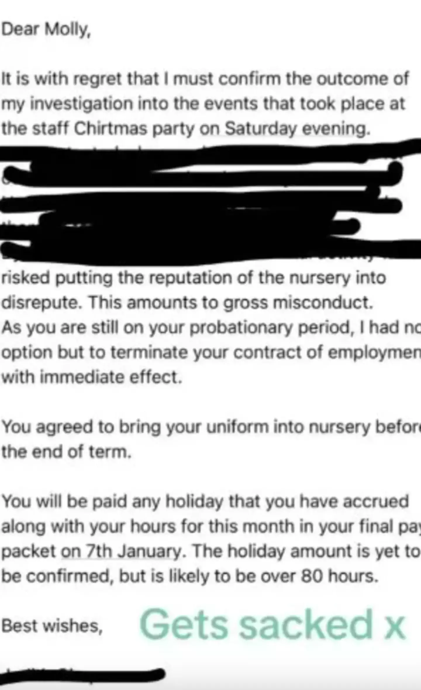 The last thing you want is one of these emails the morning after (TikTok/@m21lly)