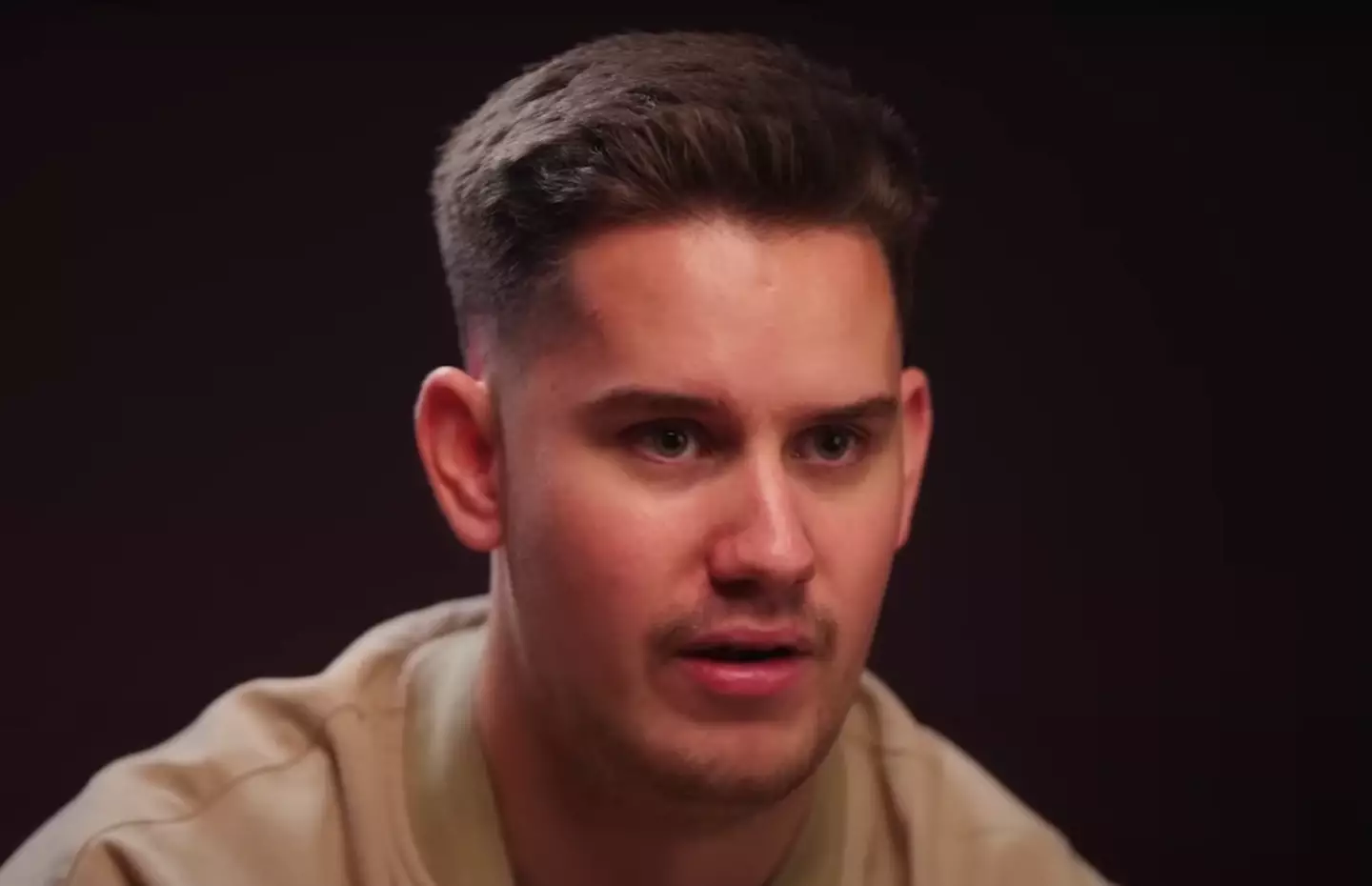 He sadly recalled that his dreams can occasionally make him feel like he has his sight back (YouTube/LADbible)