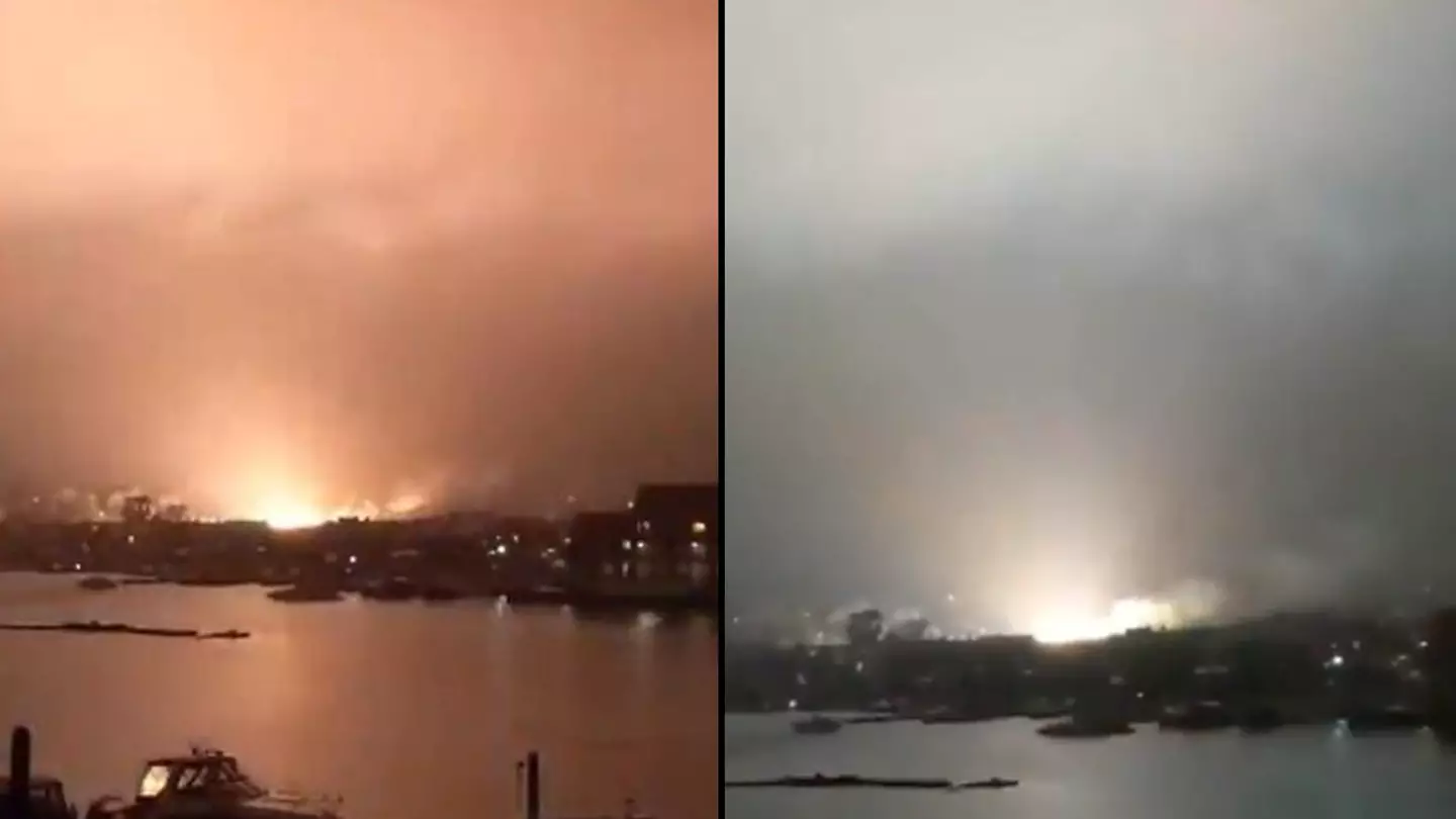 Mysterious Explosion Caused By Kids In British City 'Turns Night To Day'
