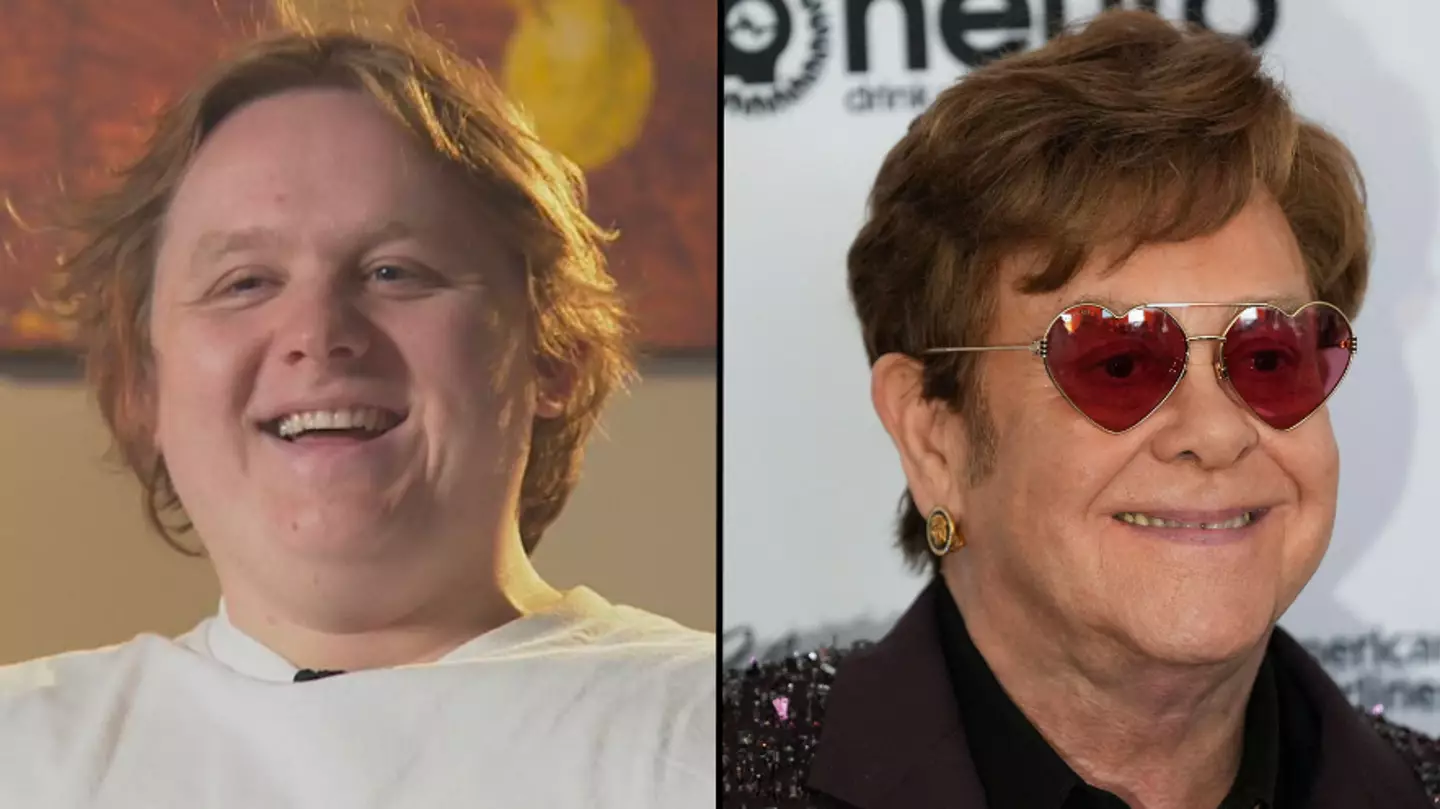 Lewis Capaldi shares unbelievable letter he got from Elton John