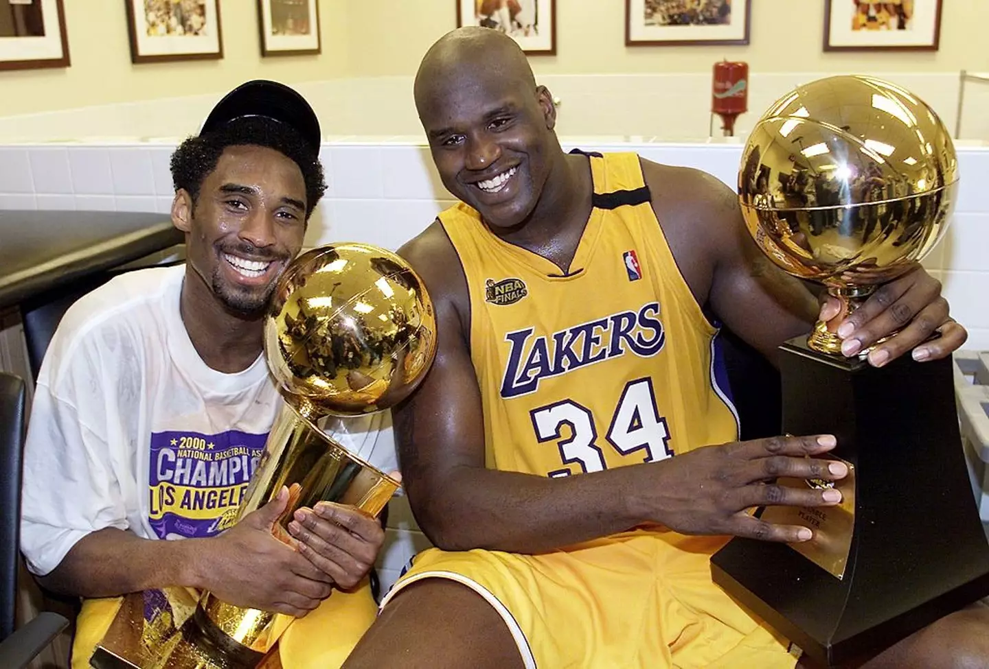 The pair won it all together, three times (AFP/AFP via Getty Images)