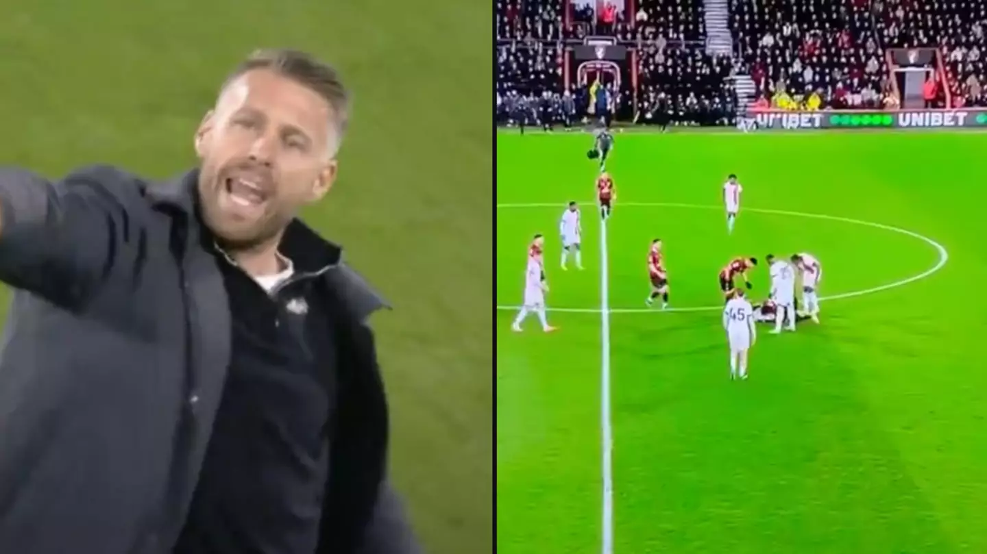 Premier League manager praised for quick-thinking after player collapsed on pitch