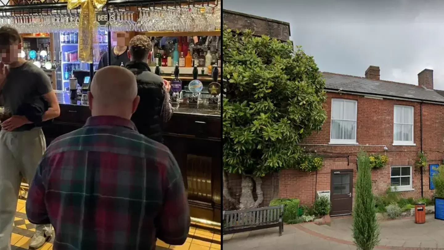 Man immediately leaves pub after being 'told off for way he queued at bar'