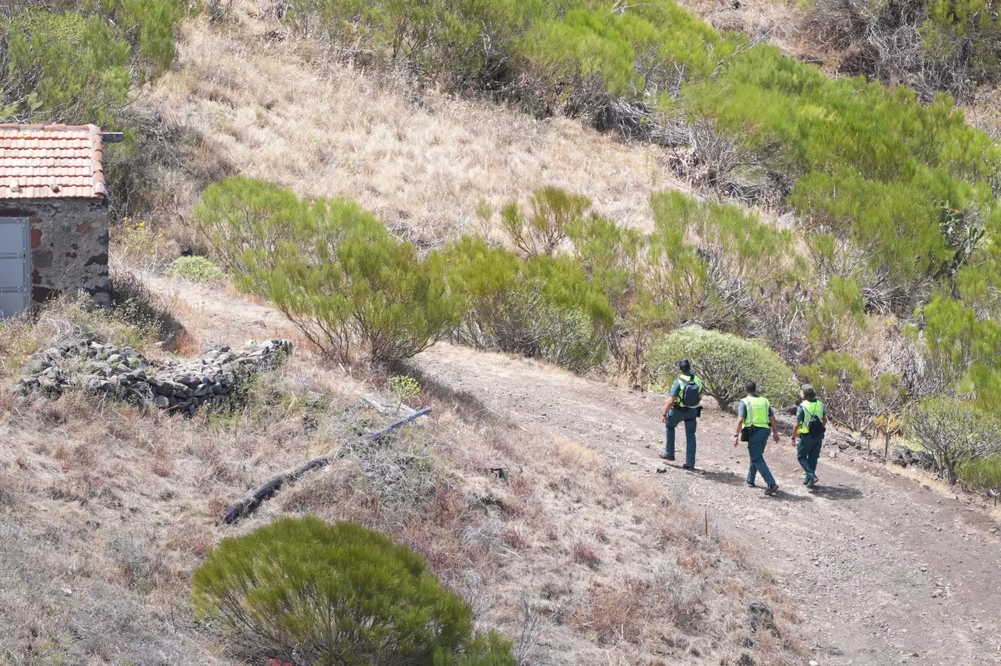 Police searching for Jay Slater in Tenerife (PA)
