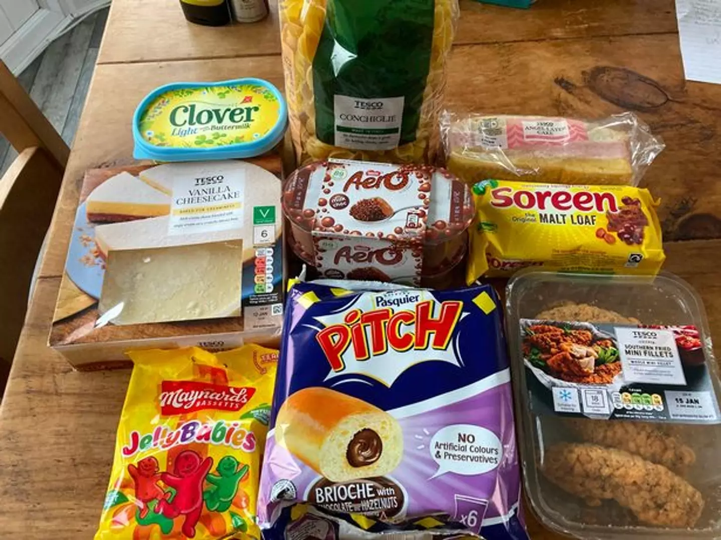 Some of the products that were used.