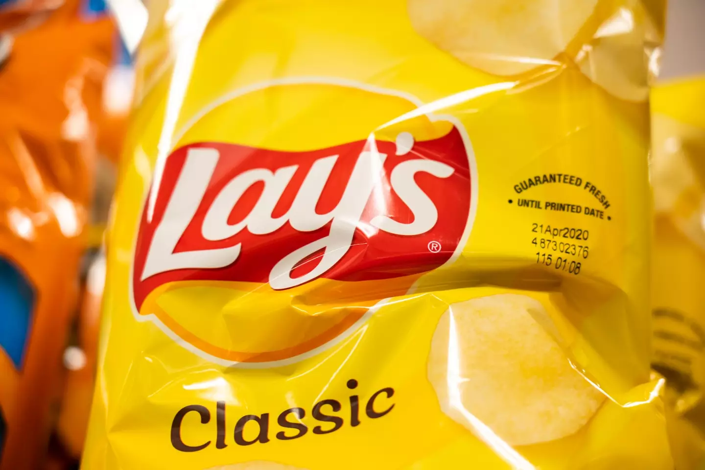 Despite sporting the same logo, crisps in foreign countries display the Lays name instead.