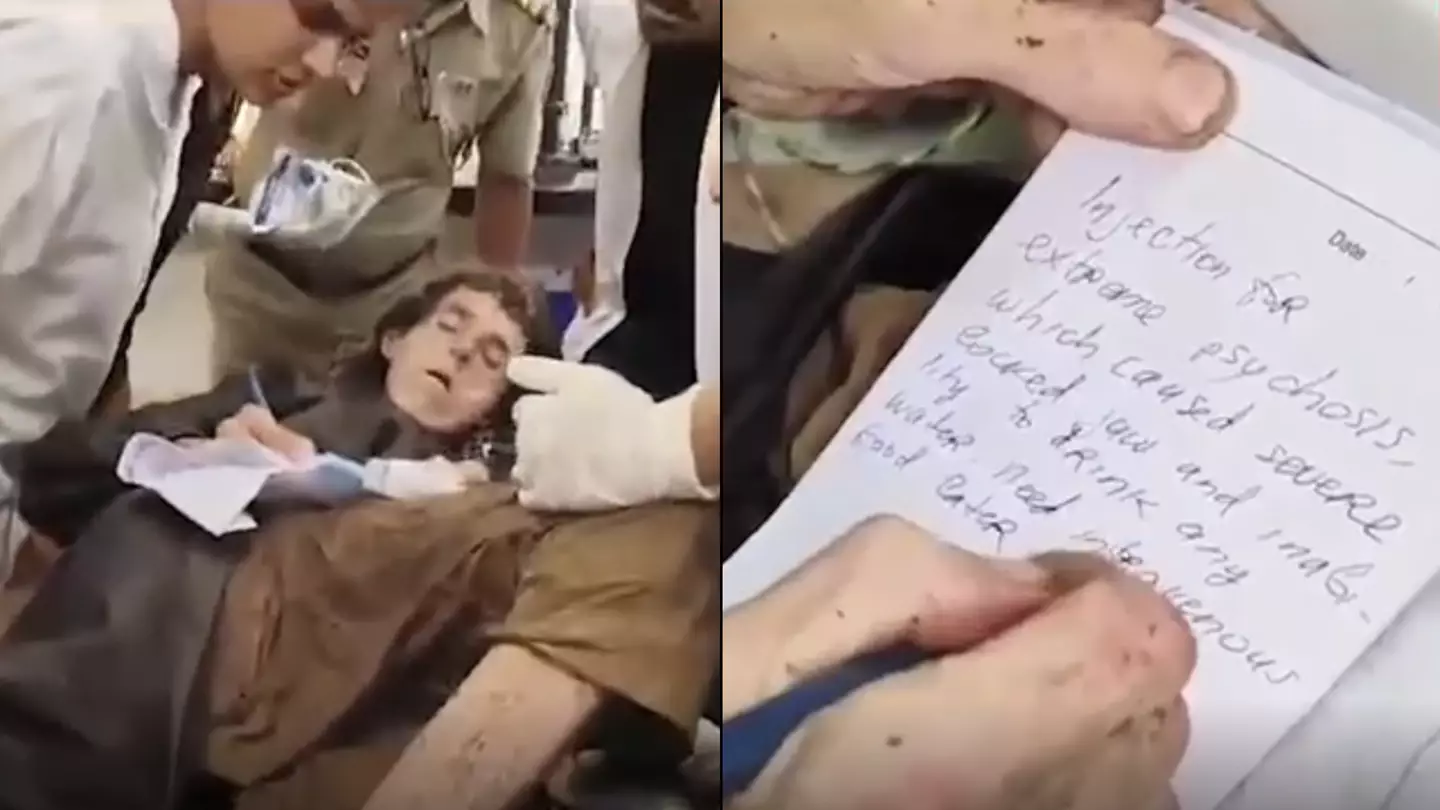 Woman shackled in jungle clung to life for forty days without food before local shepherd rescued her
