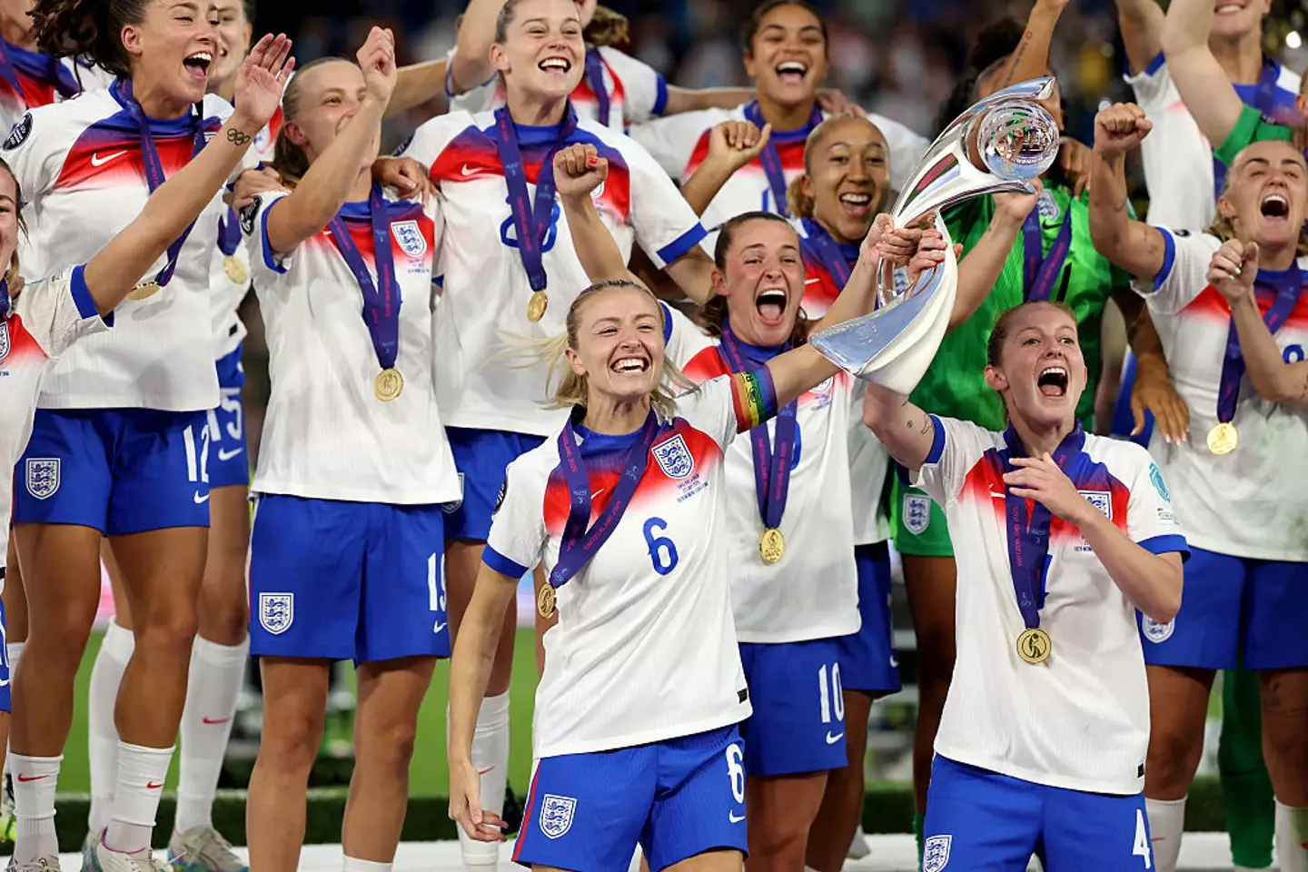 England defended their Euros title after beating Spain on penalties (Charlotte Wilson/Getty Images)