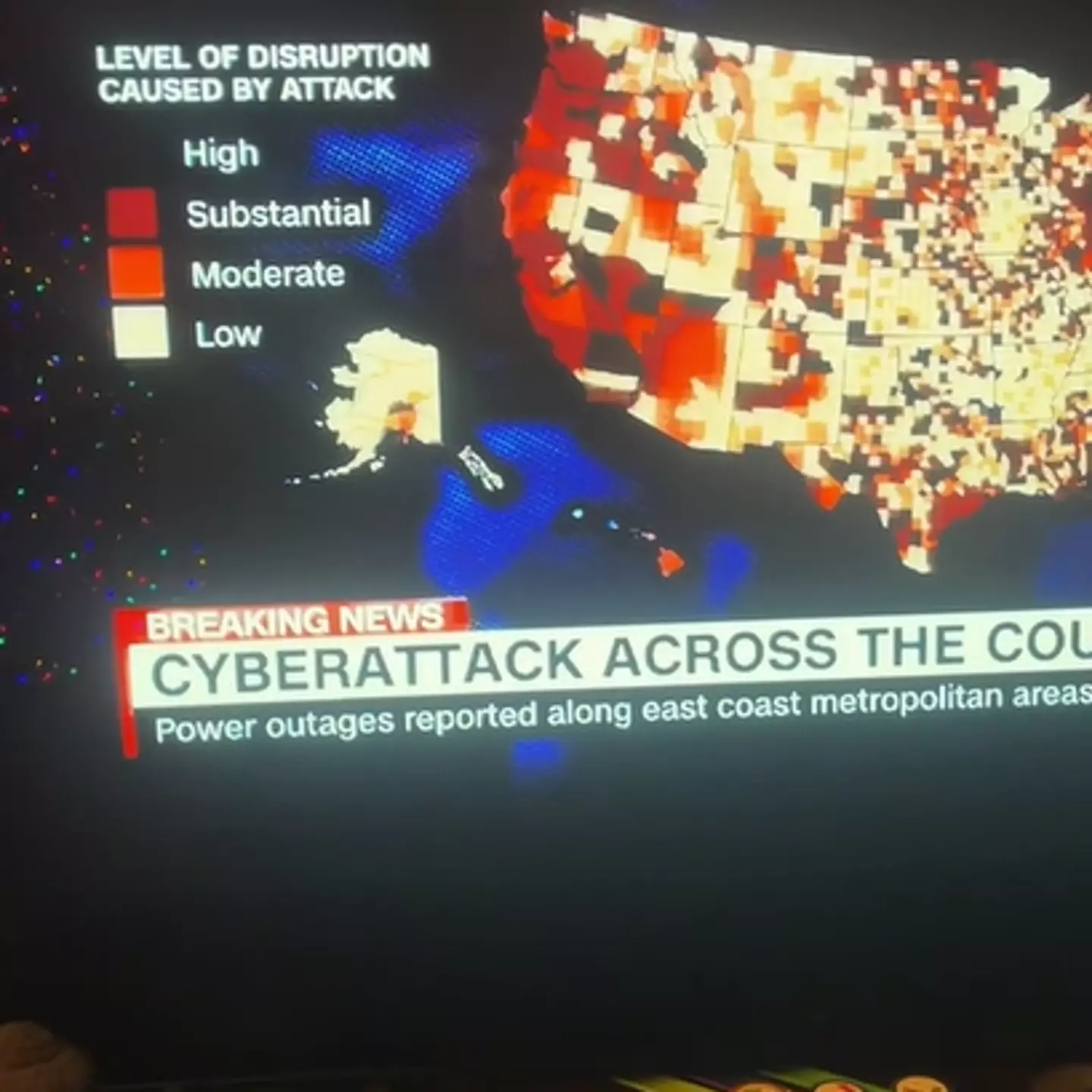 The woman believes the hidden QR code has a secret message.