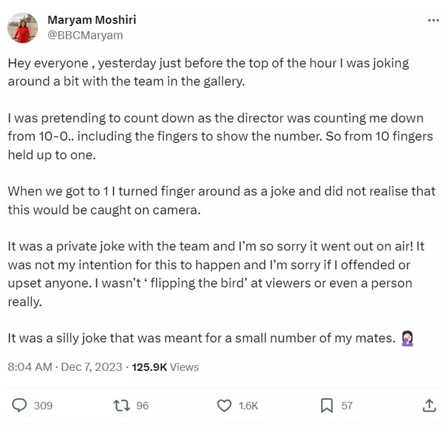 We all got a good laugh out of it and she didn't mean it maliciously at all so let's enjoy this one for what it is.