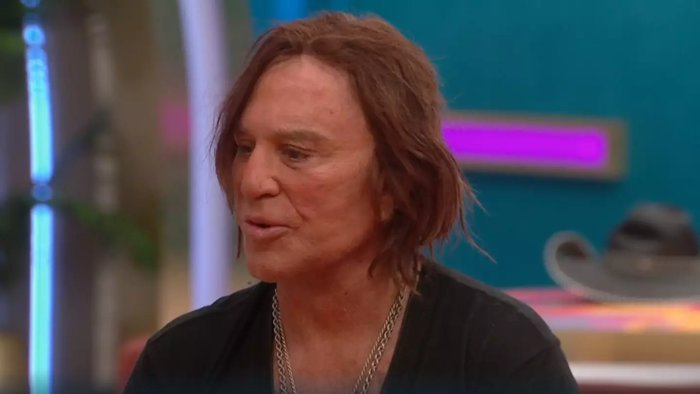 Mickey Rourke tries to break another CBB rule after he’s given strict warning for homophobic comments
