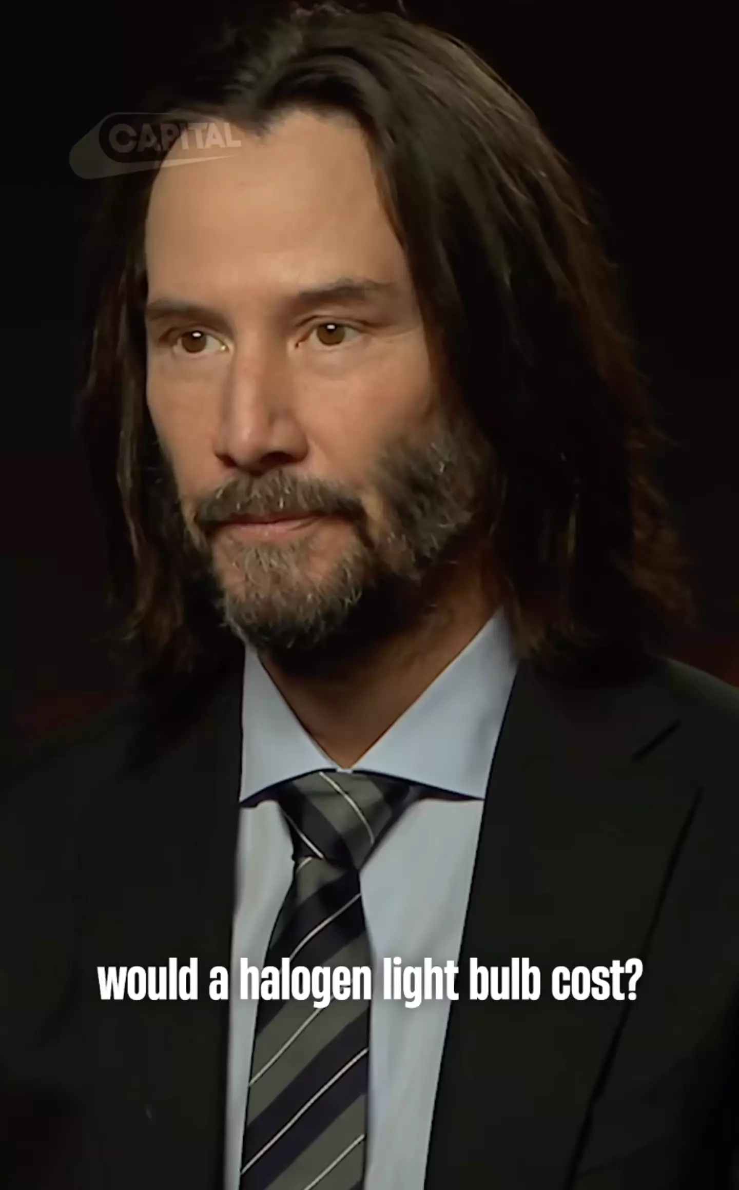 Keanu Reeves looked baffled, but it could of course just be down to cheeky editing.