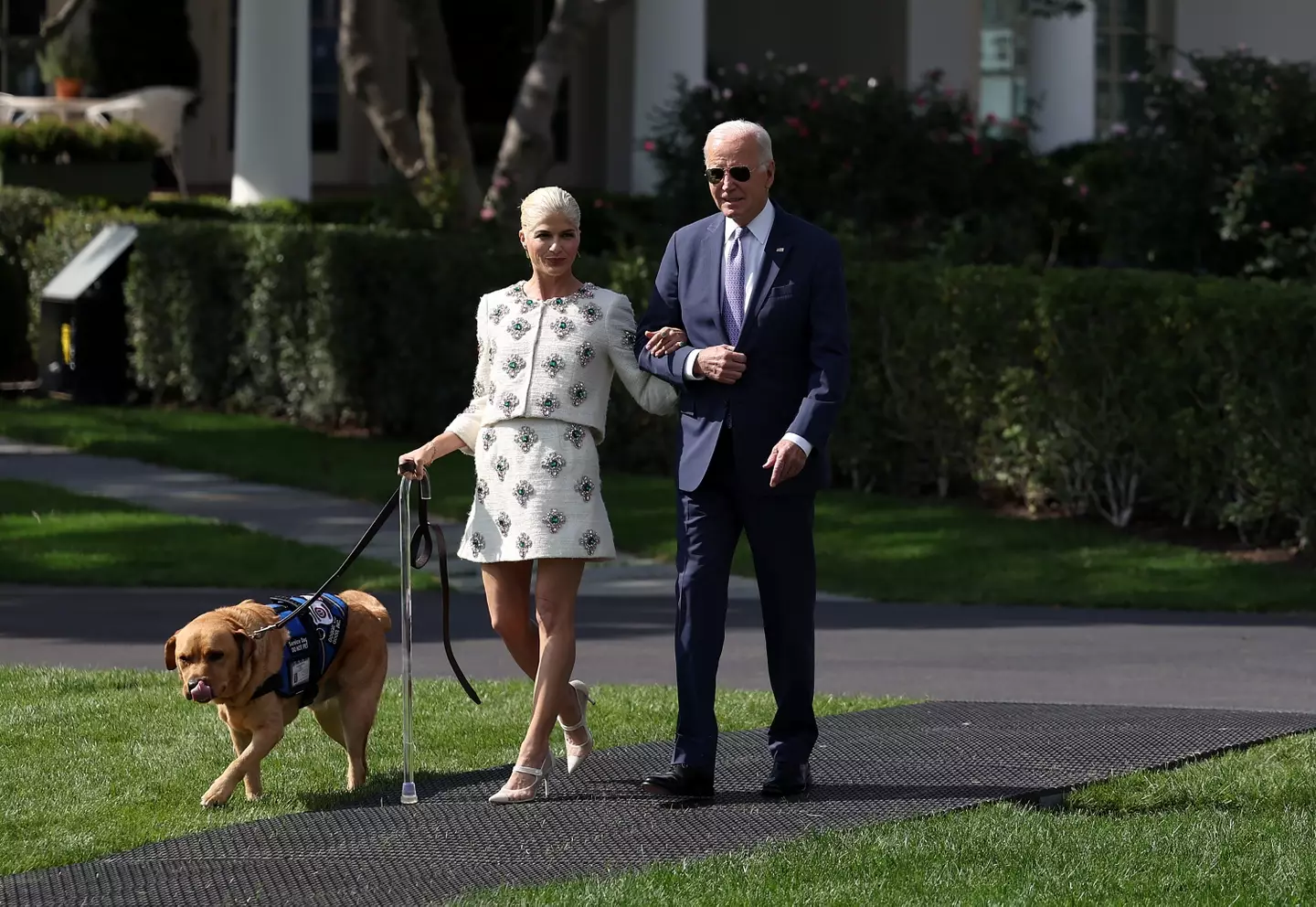 Blair has been an outspoken advocate for people with MS in recent years (Kevin Dietsch via Getty Images)