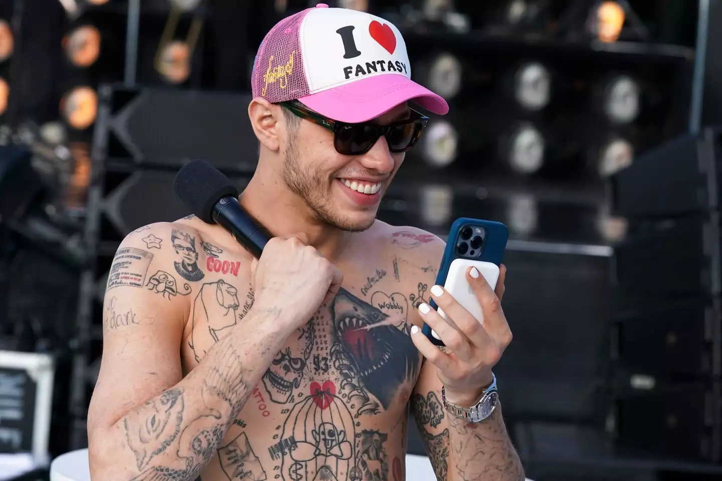 He has been in the process of removing his ink (Jeff Daly/NBC/NBCU Photo Bank via Getty Images)