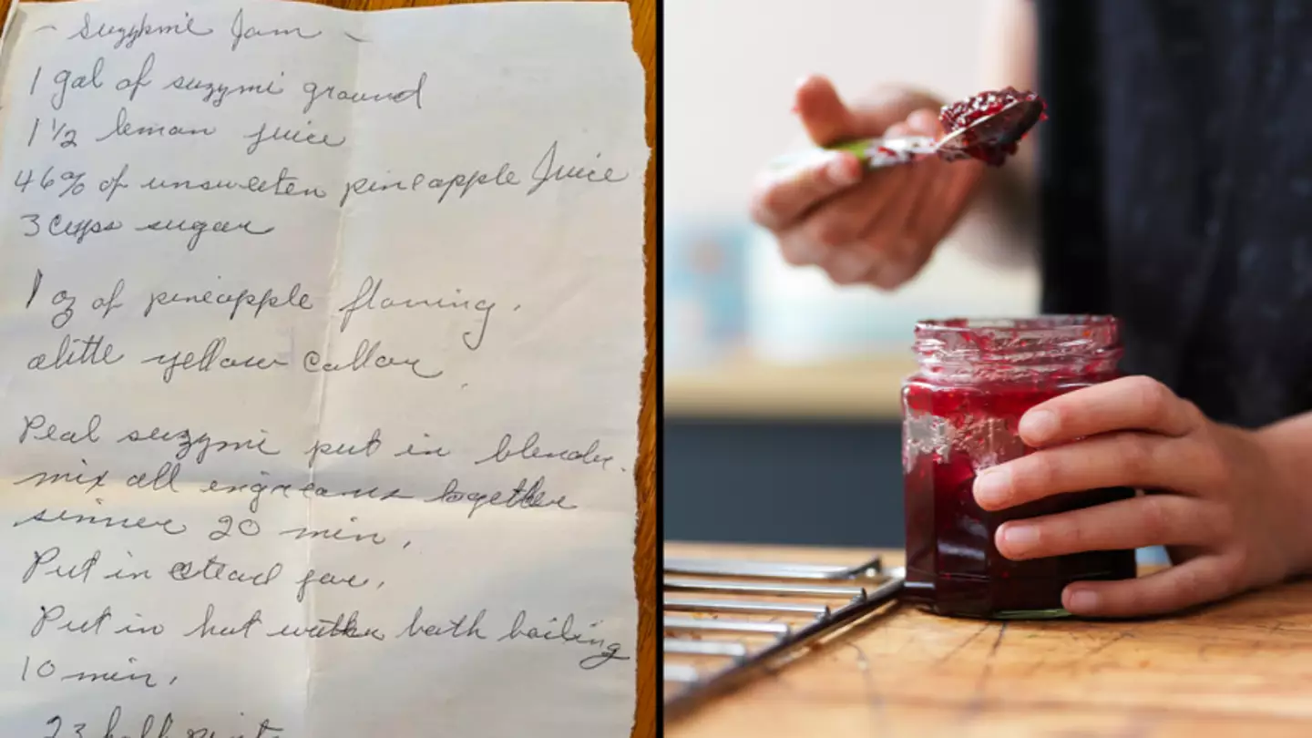 People frustrated after trying to work out key word in written recipe for ‘mystery jam’
